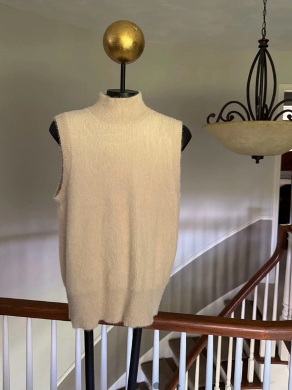 Bailey 44 Plush Cream Fuzzy Sweater